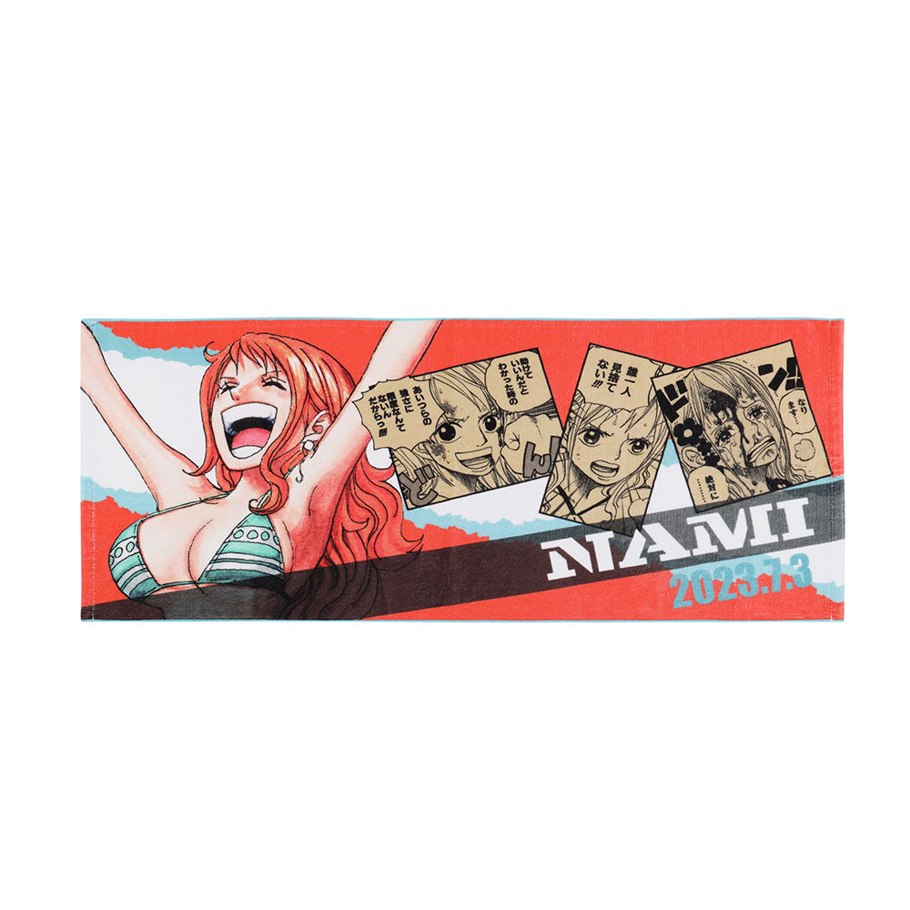 『ONE PIECE』フルカラーフェイスタオル ナミ