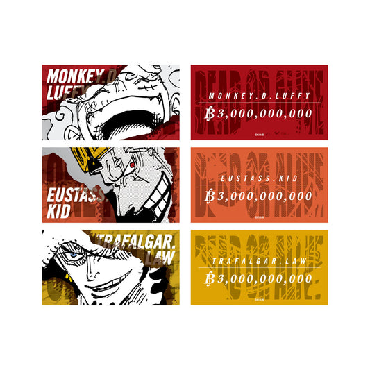 『ONE PIECE』キャラクターズコレクションカード3枚入り(全7組/ランダム1組入り)