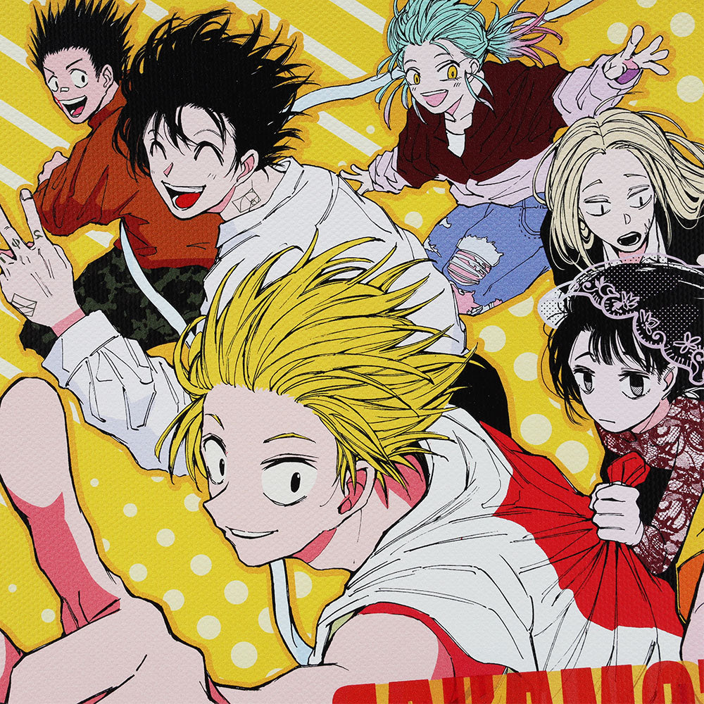 『SAKAMOTO DAYS』フルカラーアートボード 「みんな投票ありがとう!」