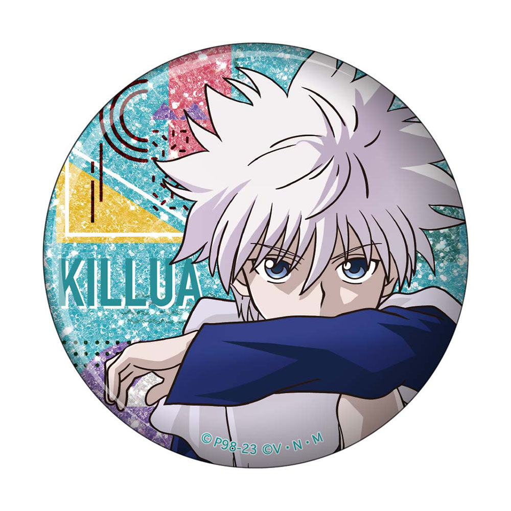 HUNTER×HUNTER グリッター缶バッジ キルア ジャンプショップ