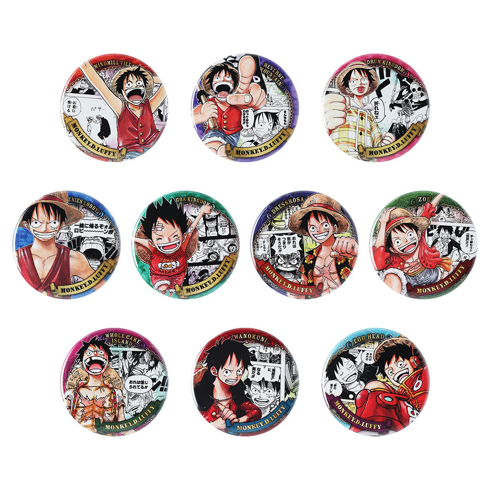 『ONE PIECE』コレクション缶バッジ“HEROES” 【モンキー・D・ルフィ】第2弾(全10種/ランダム1種入り)