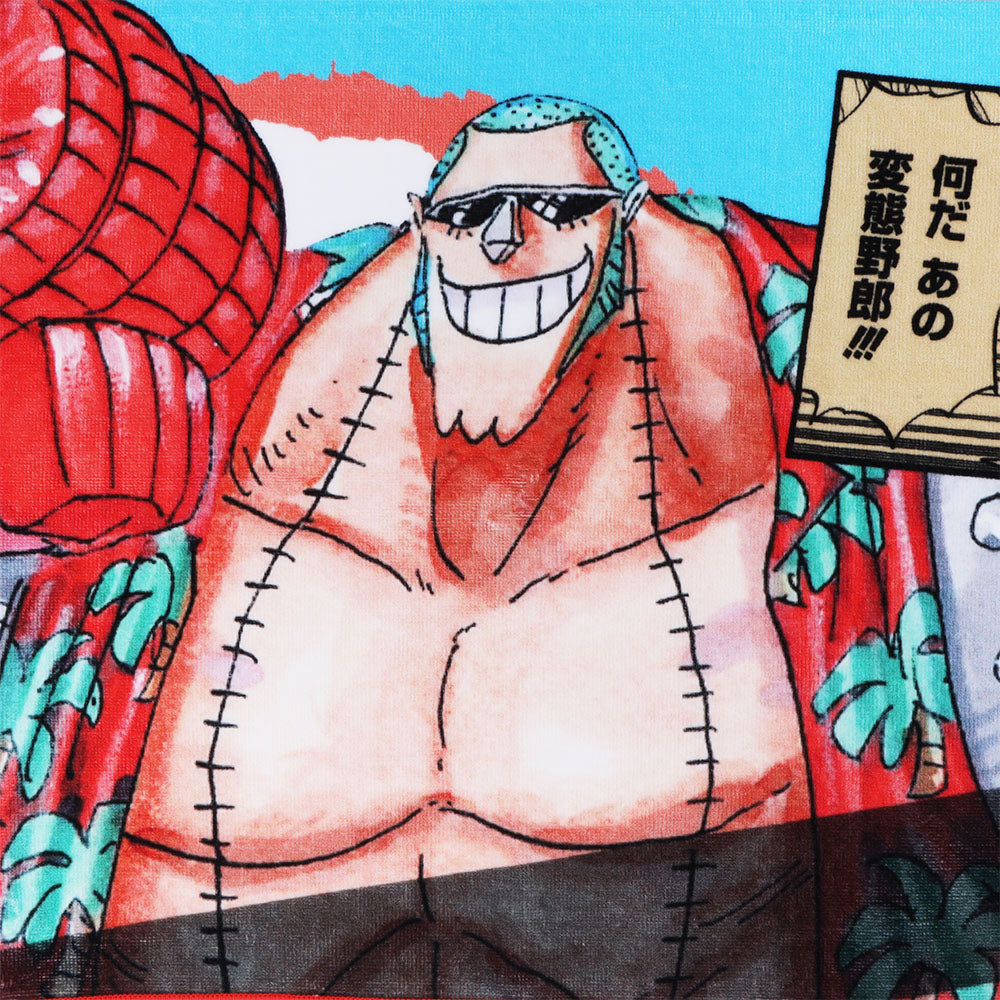 『ONE PIECE』フルカラーフェイスタオル フランキー