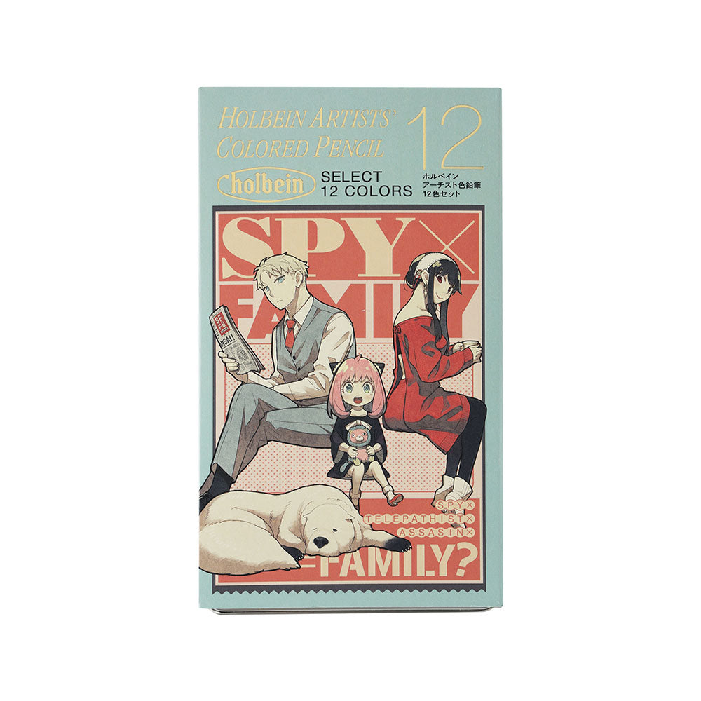 SPY×FAMILY』ホルベインアーチスト色鉛筆 セレクトカラー 12色セット 