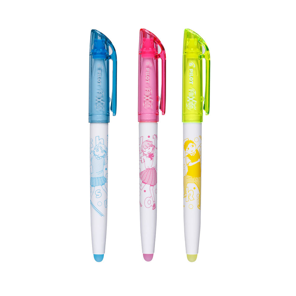 『アオのハコ』フリクションライト3色セット(蛍光ペン)