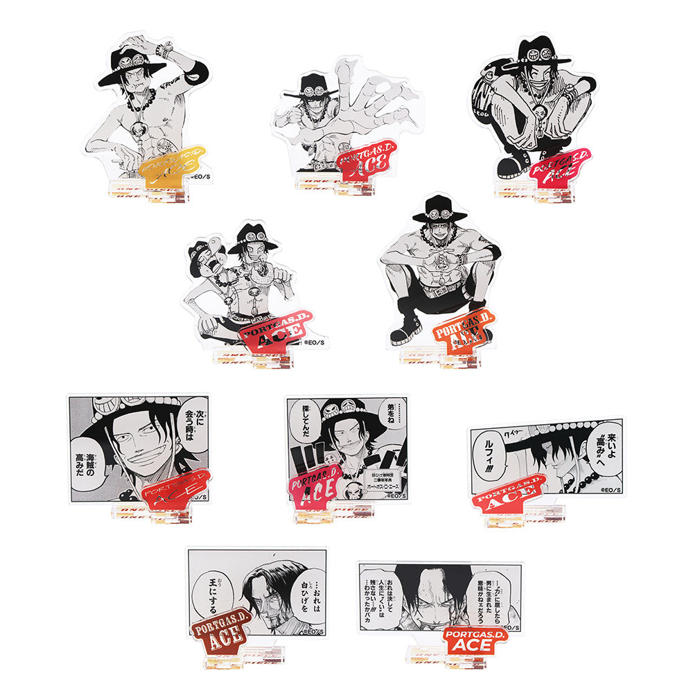 『ONE PIECE』アクリルフィギュアコレクション“HEROES” ポートガス・D・エース Vol.1 (全10種/ランダム1種入り)