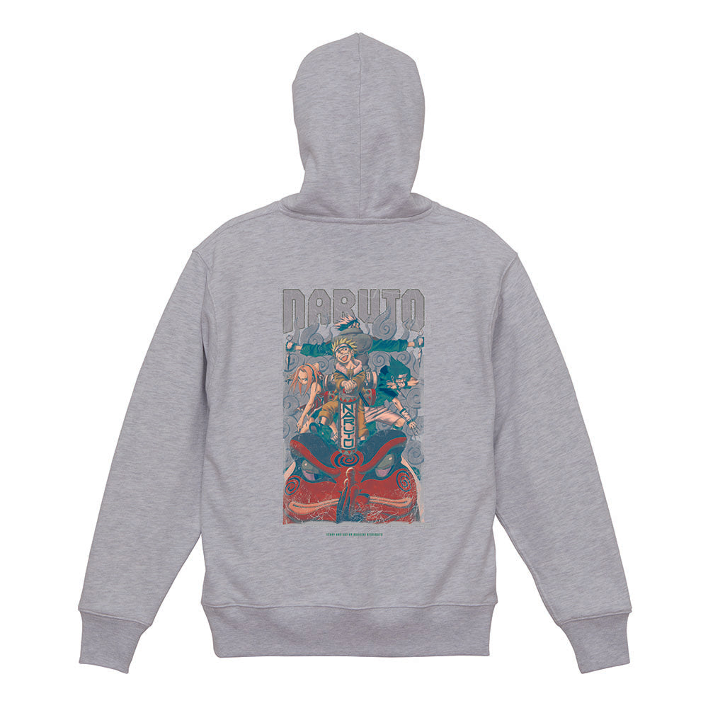 『NARUTO-ナルト-』ヴィンテージ加工パーカー XLサイズ