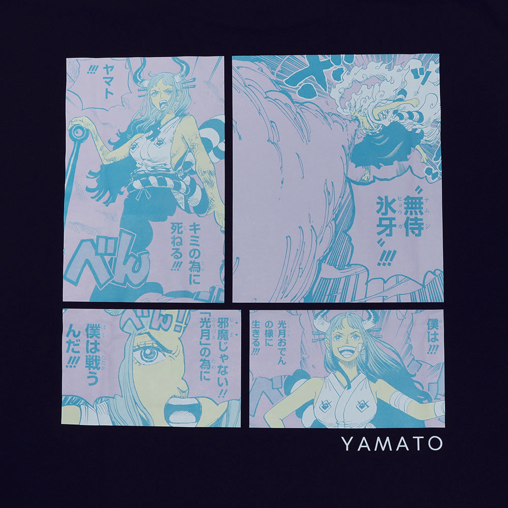 『ONE PIECE』ポケット付きビッグシルエットTシャツ “HEROES” ヤマト