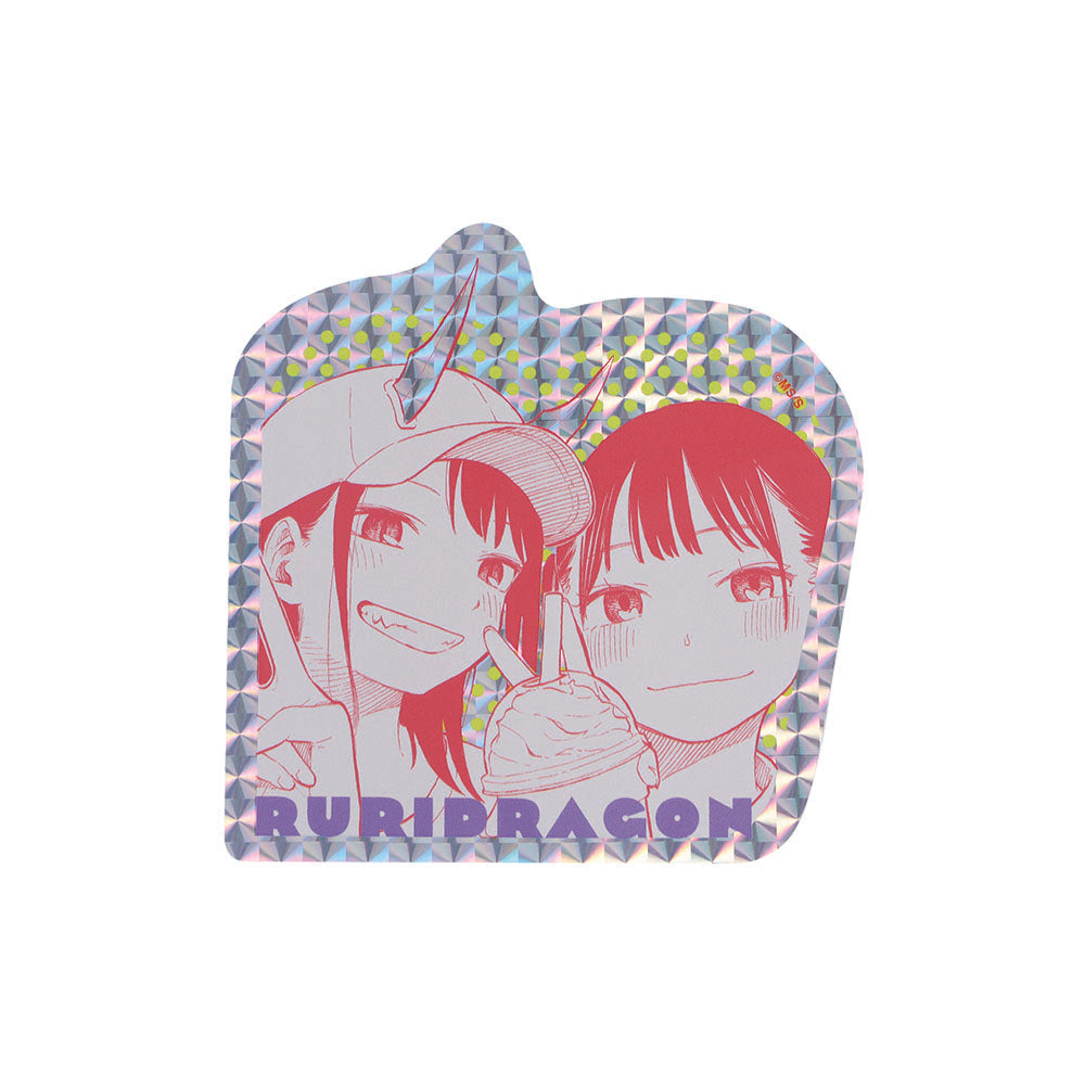 『ルリドラゴン』オーロラシャインステッカー(100×100mm以内変形サイズ)