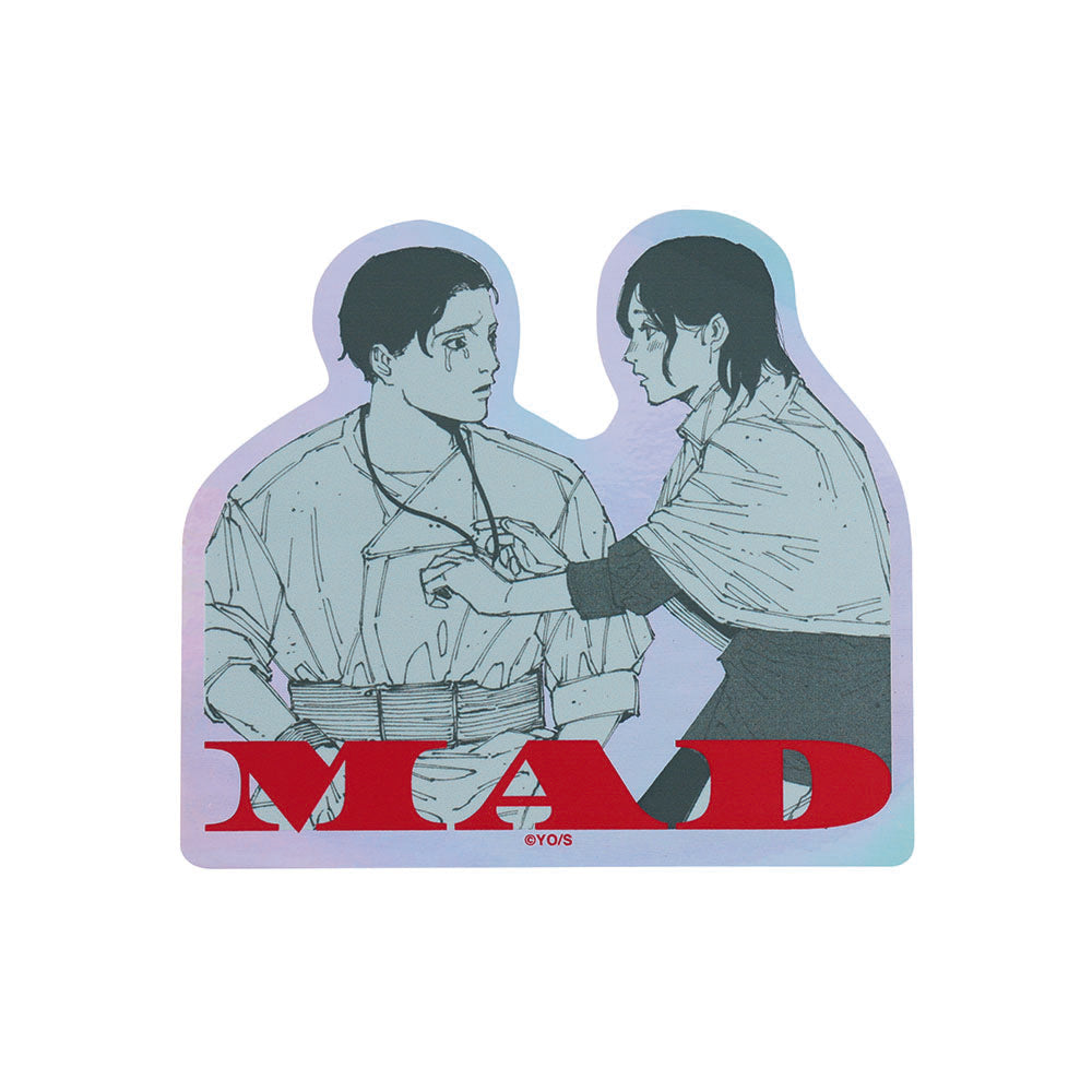 『MAD』オーロラシャインステッカー(100×100mm以内変形サイズ)