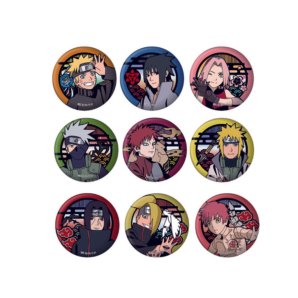 NARUTO-ナルト- 疾風伝 切り絵シリーズ 和紙缶バッジ Vol.4 単品