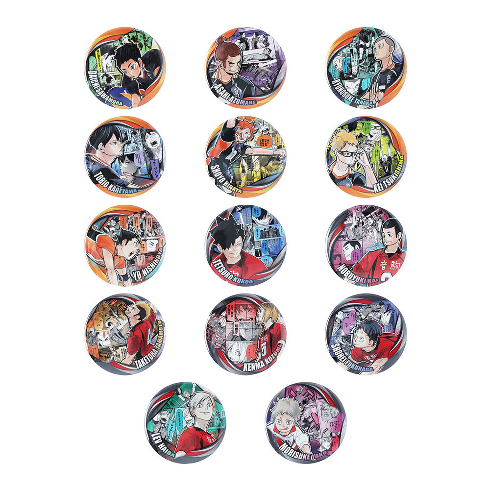 『ハイキュー!!』コレクション缶バッジ “MEMORIES” 第3弾 烏野高校vs音駒高校 (全14種/ランダム1種入り)