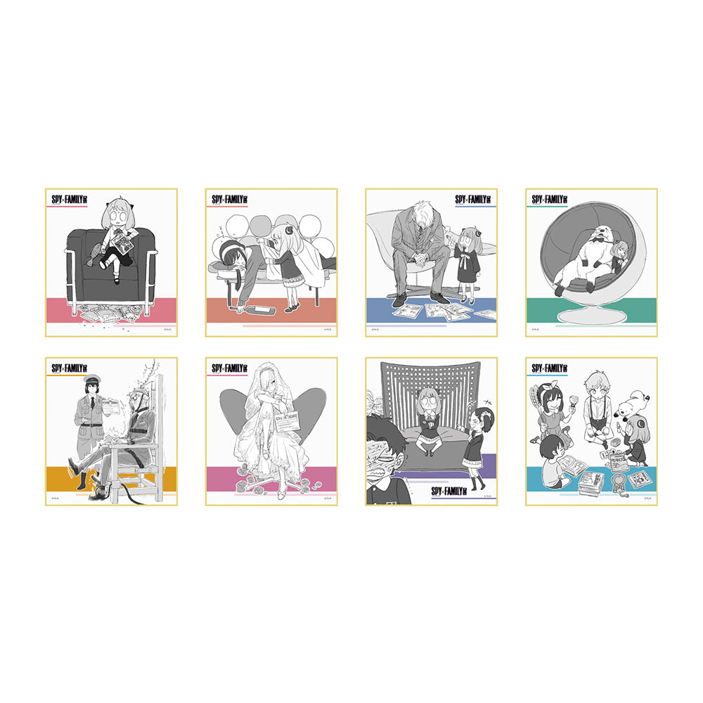 『SPY×FAMILY』色紙コレクション (全8種/ランダム1種入り) <SPY×FAMILY展>
