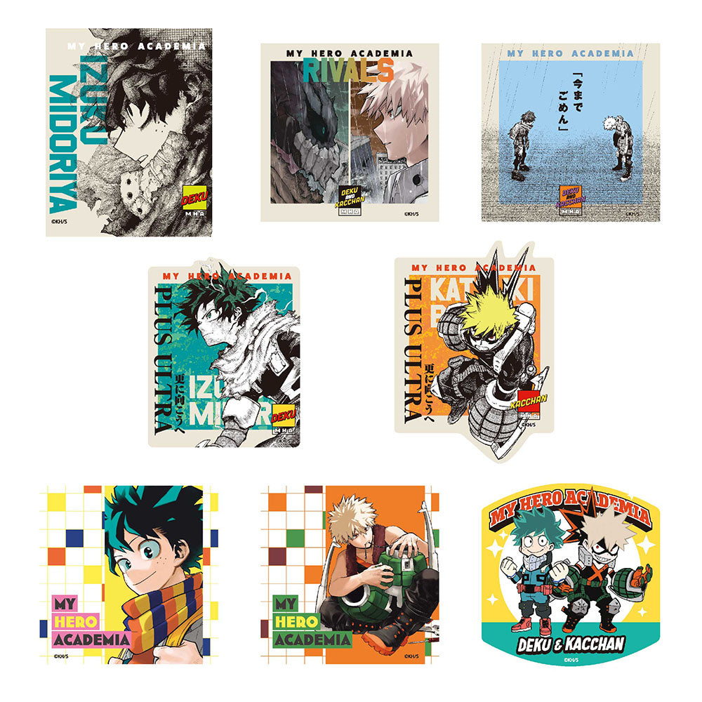 『僕のヒーローアカデミア』アートステッカー 2枚セット -RIVALS- (全24組/ランダム1組入り)