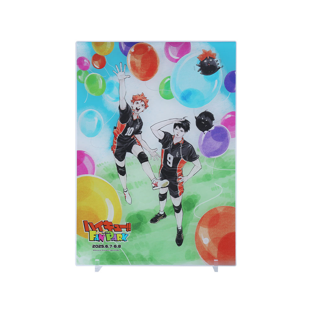『ハイキュー!!』箔入りアクリルアート キービジュアル <ハイキュー!! FAN PARK>