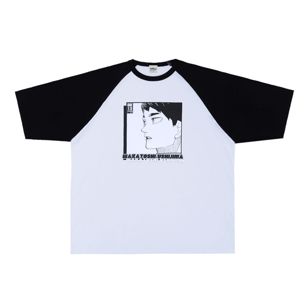 ハイキュー!!』ラグランTシャツ “HEROES” 牛島若利 – JUMP SHOP