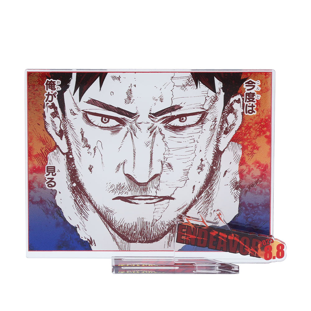 『僕のヒーローアカデミア』バースデイ名場面ジオラマフィギュア-kirat☆- (箔入りアクリル) エンデヴァー