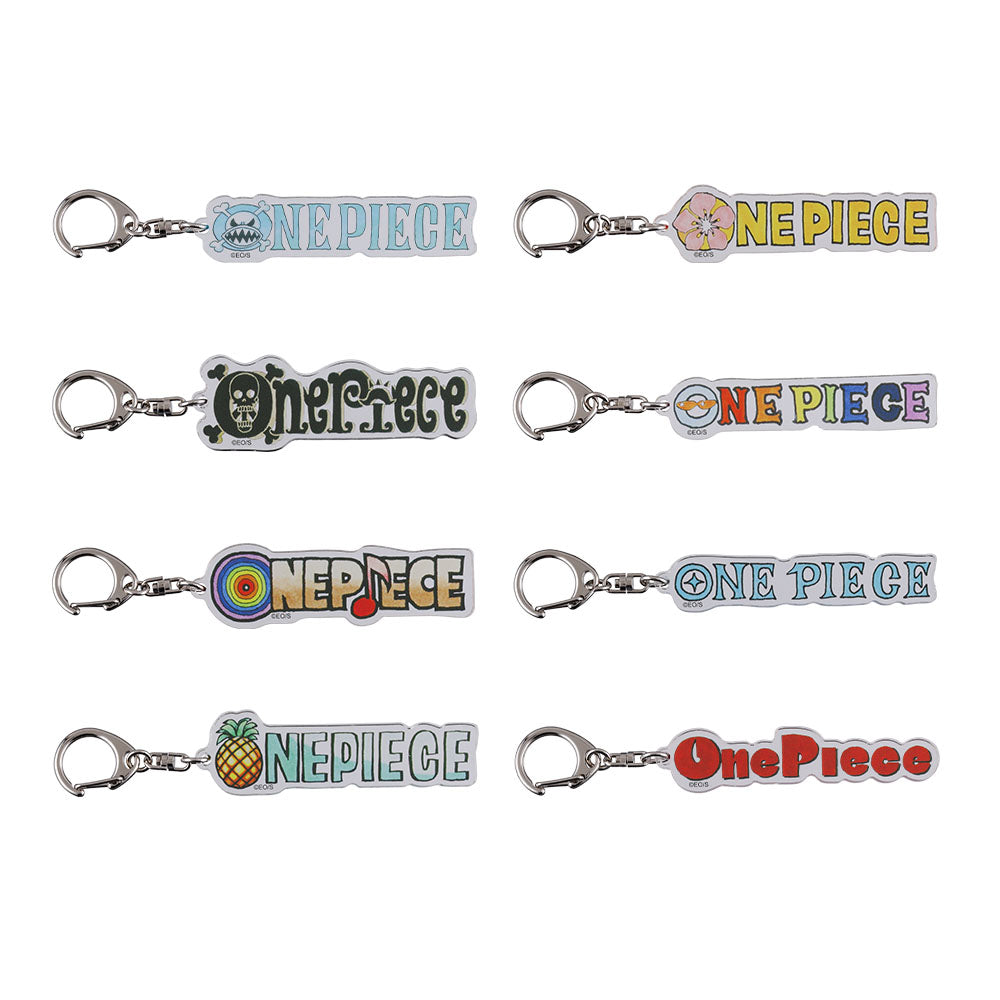 『ONE PIECE』ロゴがいっぱいアクリルクリアキーホルダーコレクション 第1弾 (全8種/ランダム1種入り)