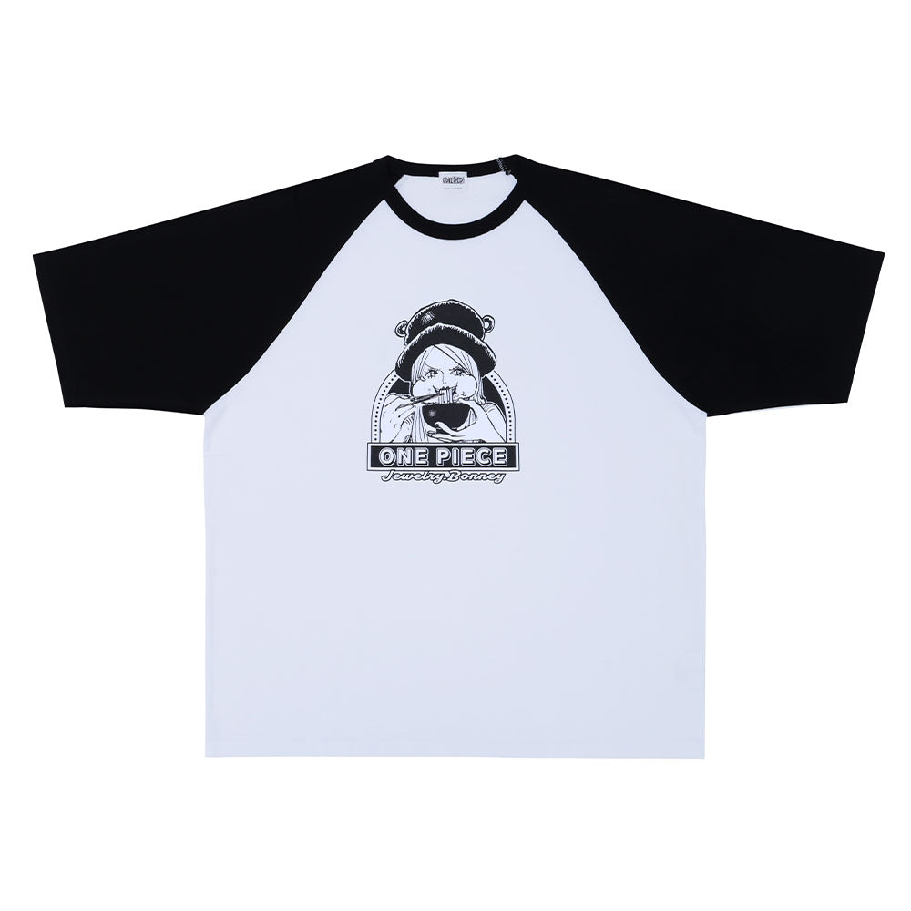 『ONE PIECE』ラグランTシャツ “HEROES” ジュエリー・ボニー