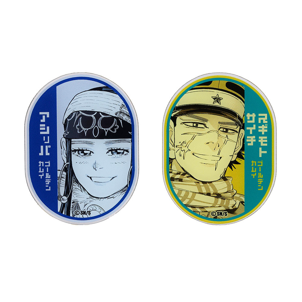 ゴールデンカムイ』アクリルステッカー2枚セット 【杉元佐一&アシ(リ