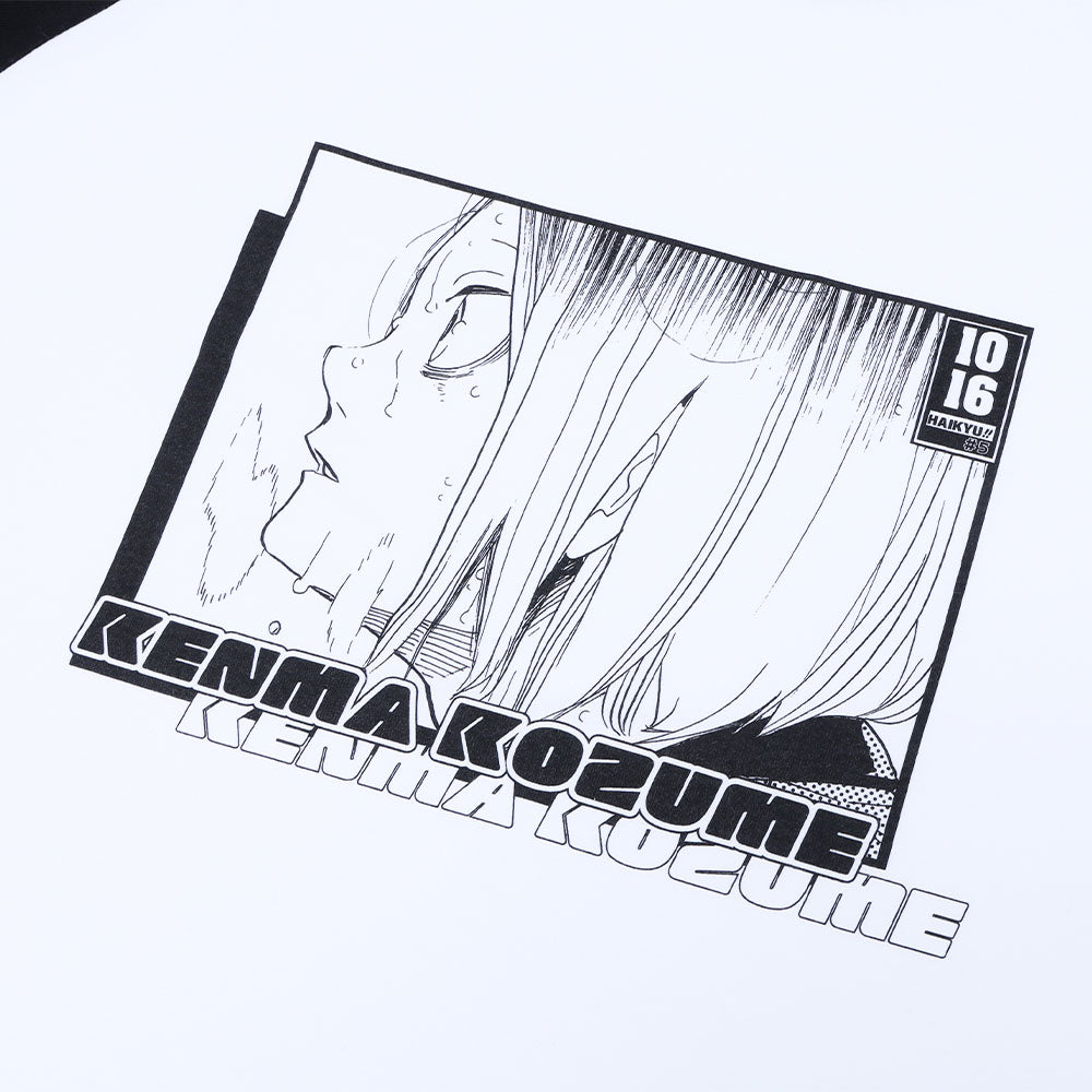 『ハイキュー!!』ラグランTシャツ “HEROES” 孤爪研磨