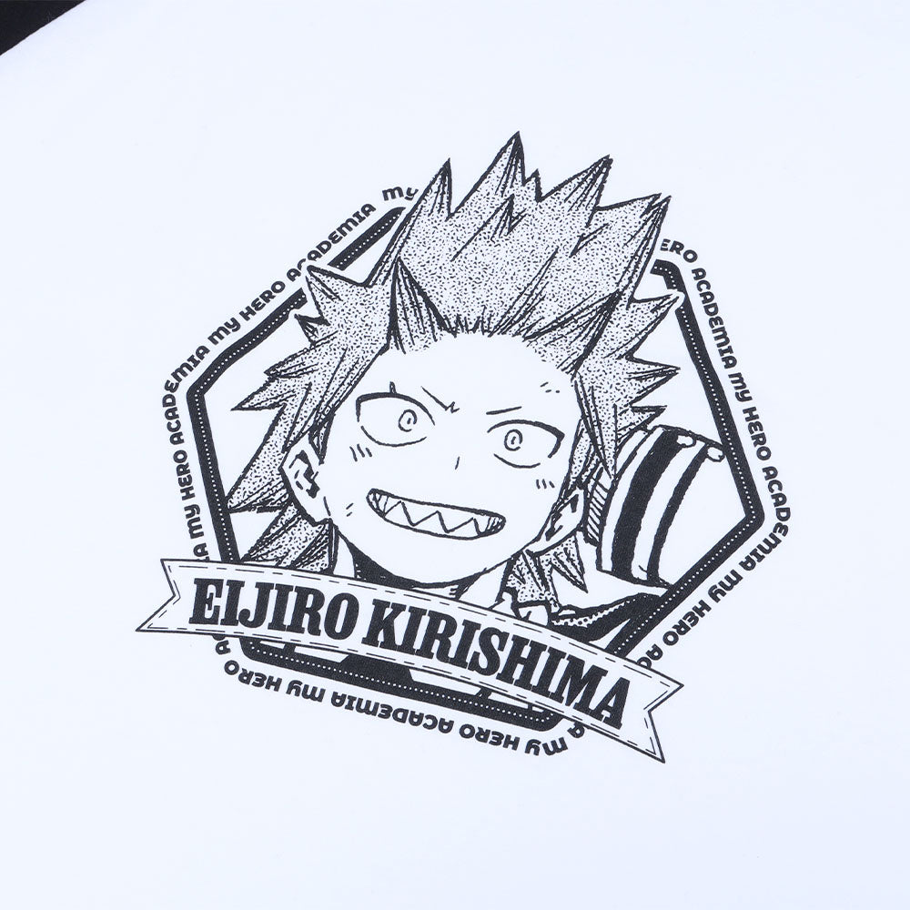 『僕のヒーローアカデミア』ラグランTシャツ “HEROES” 切島鋭児郎