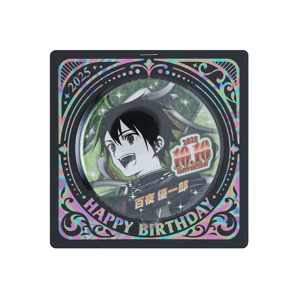 終わりのセラフ』バースデイ缶バッジ 百夜優一郎 – JUMP SHOP