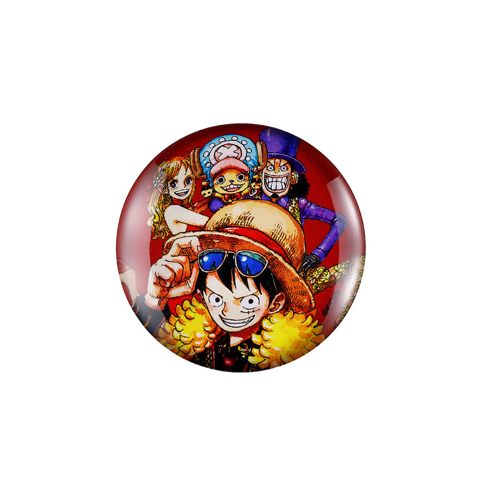 『ONE PIECE』ガラスマグネット ルフィ&ナミ&ウソップ&チョッパー
