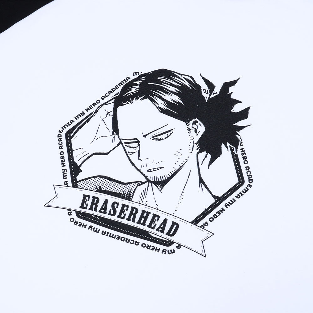 『僕のヒーローアカデミア』ラグランTシャツ “HEROES” イレイザーヘッド