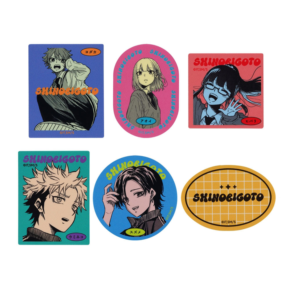 しのびごと』ステッカー6枚セット – JUMP SHOPオンライン