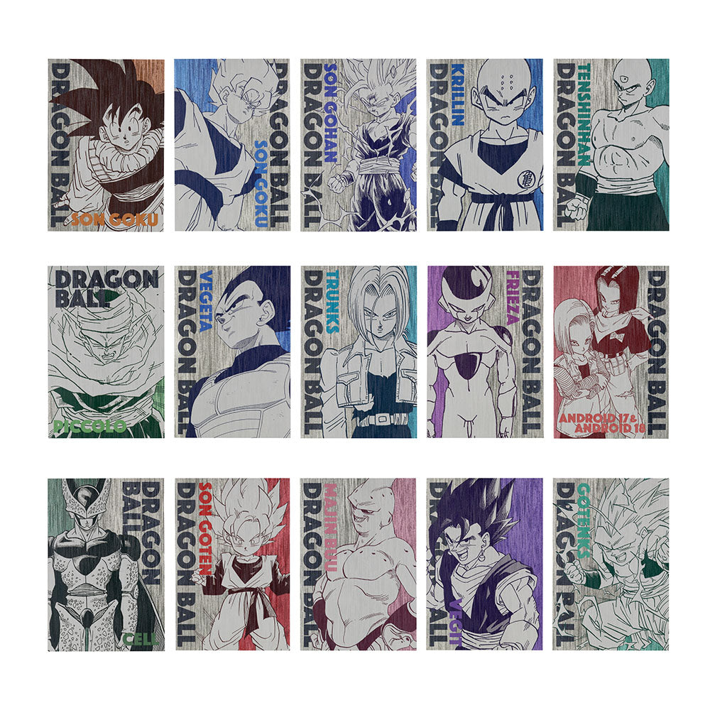 DRAGON BALL』メタリックポストカードコレクション 第1弾（全15