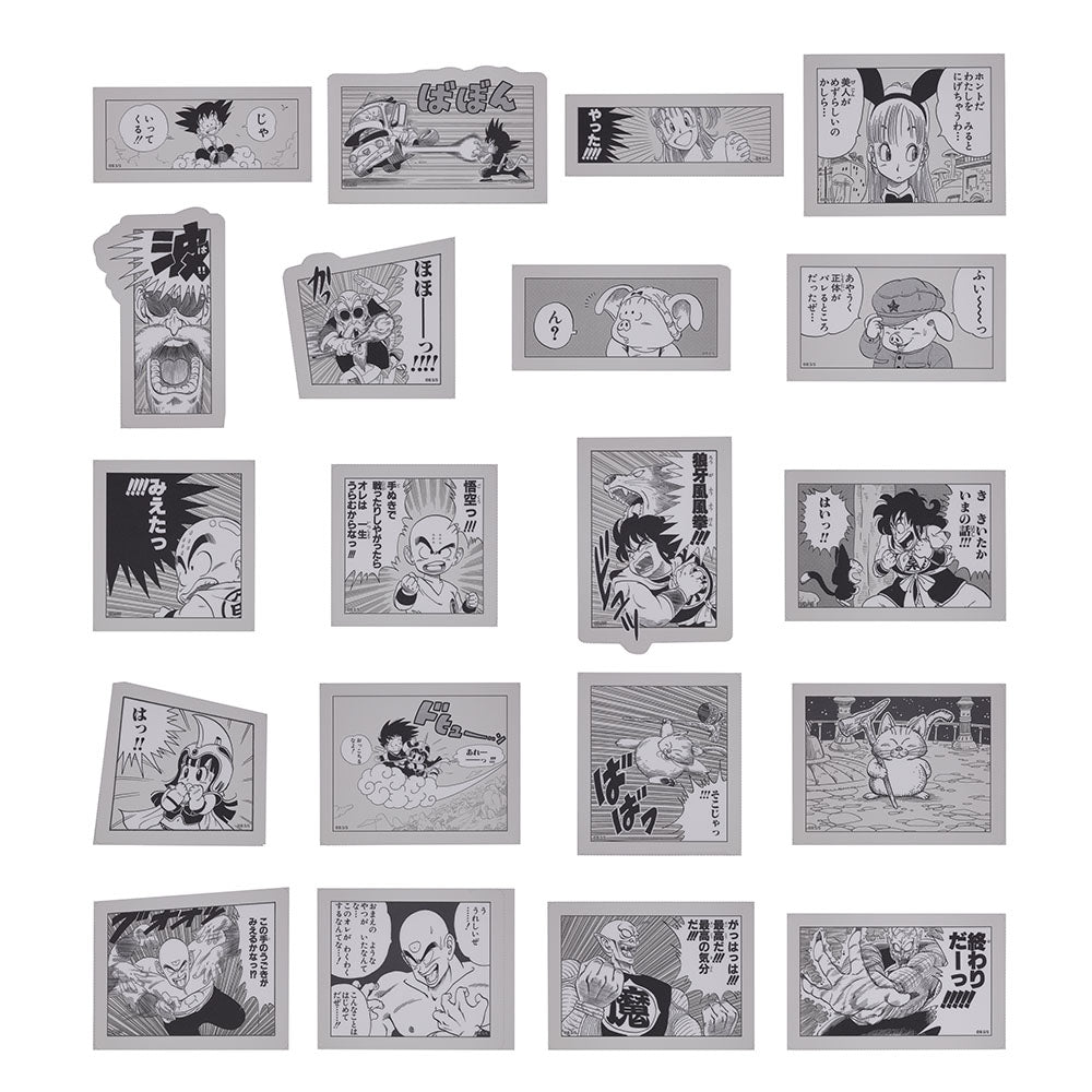 『DRAGON BALL』クリアステッカーコレクション2枚入り 第1弾(全10組/ランダム1組入り)