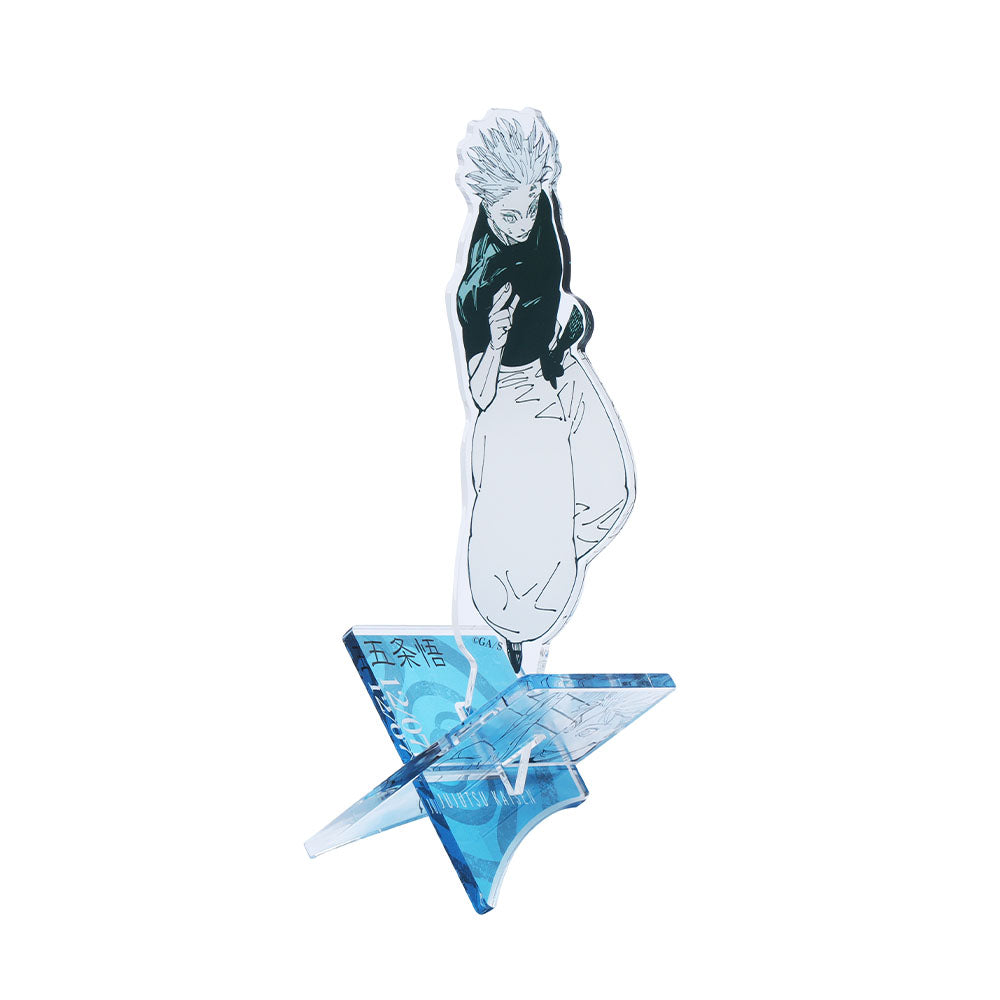 呪術廻戦』バースデイアクリル“X”フィギュア－with－ 五条悟 – JUMP