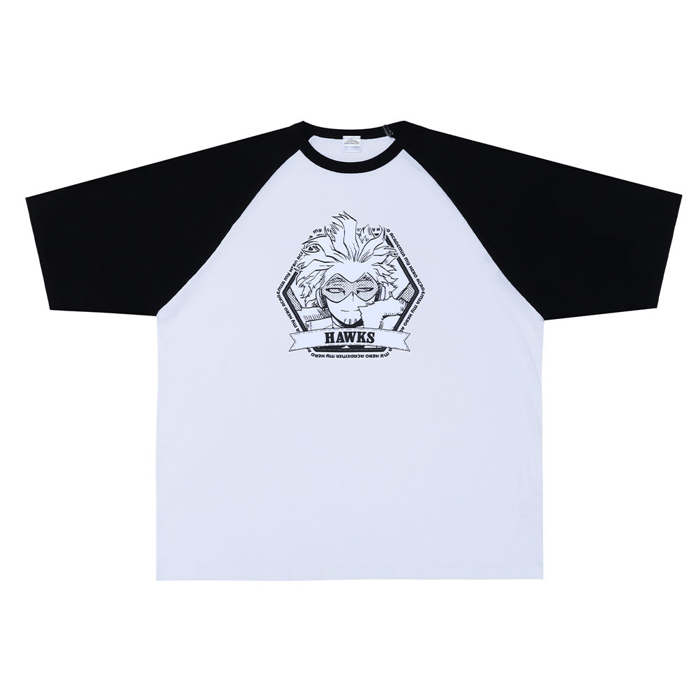 僕のヒーローアカデミア』ラグランTシャツ “HEROES” ホークス – JUMP