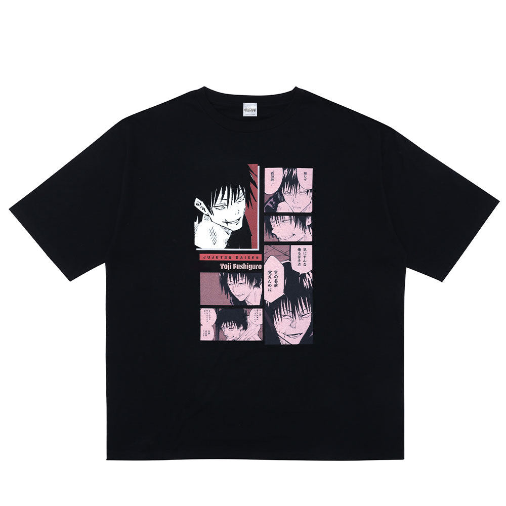 呪術廻戦』ビッグシルエットTシャツ “HEROES” 伏黒甚爾 – JUMP SHOP