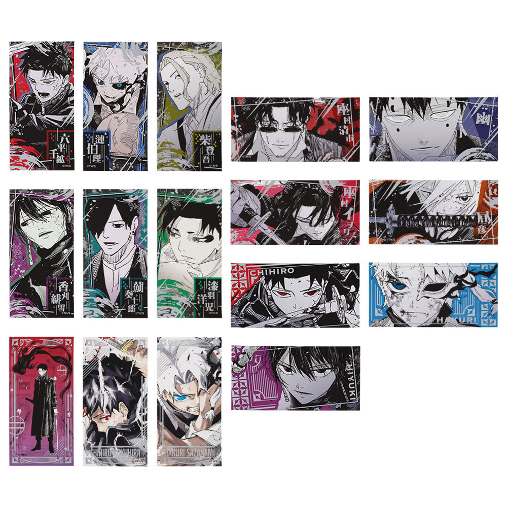 『カグラバチ』箔押しステッカーコレクション 第1弾 (全16種/ランダム2種入り)