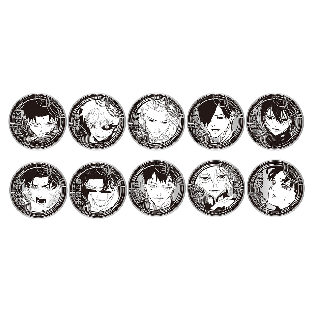 『カグラバチ』シルバー缶バッジコレクション 第1弾 (全10種/ランダム1種入り)