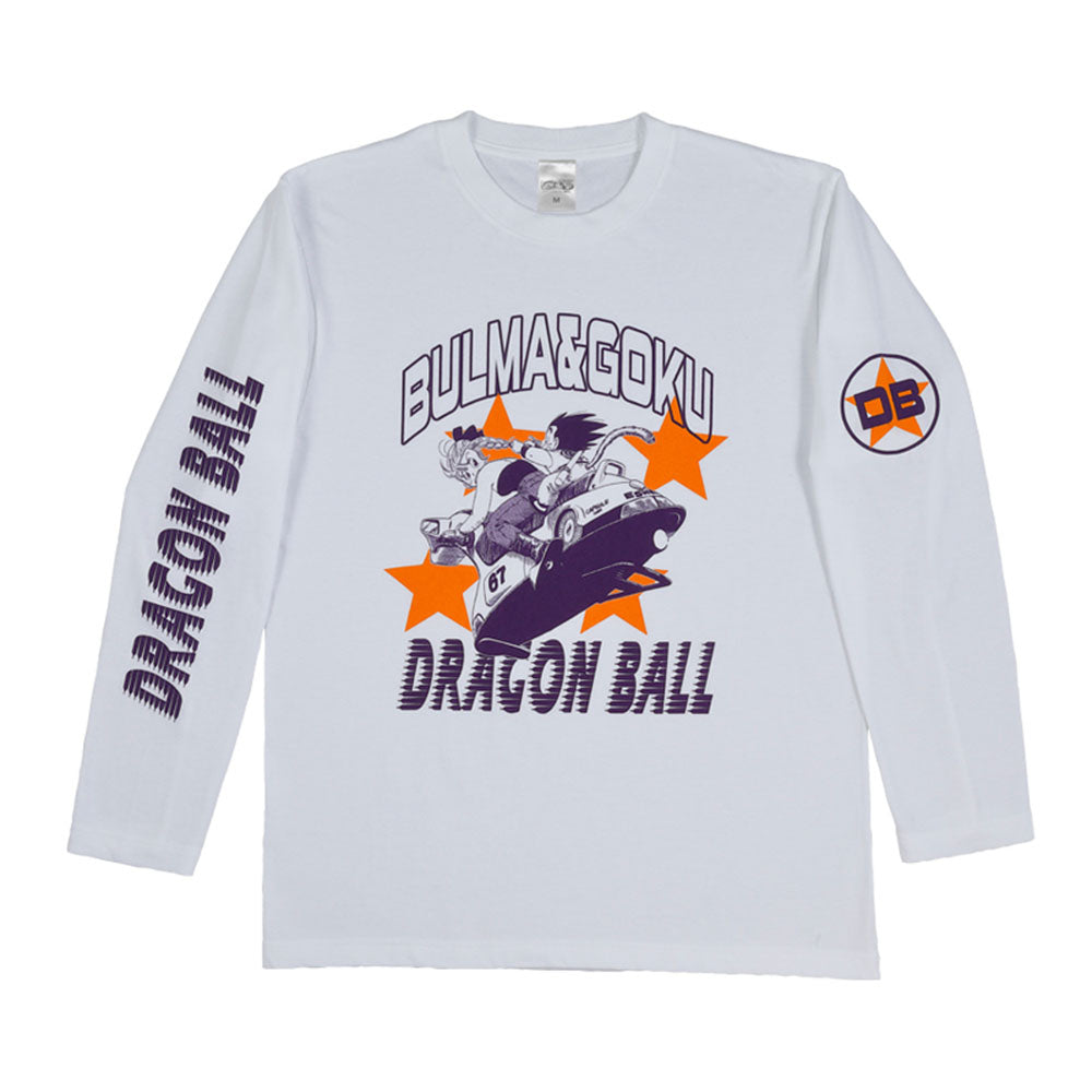 rofj BY JUMP SHOP ドラゴンボール 孫悟空 ブルマ Tシャツ DRAGON BALL』ロングTシャツ 孫悟空＆ブルマ Lサイズ – JUMP SHOP