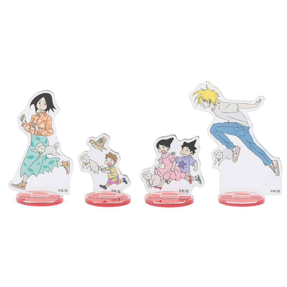 『猫田びより』アクリルminiフィギュア4体セット(久楽先生描き下ろしイラスト)
