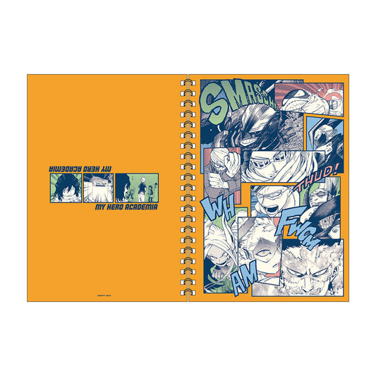 『僕のヒーローアカデミア』アメコミ風リングノート プロヒーロー