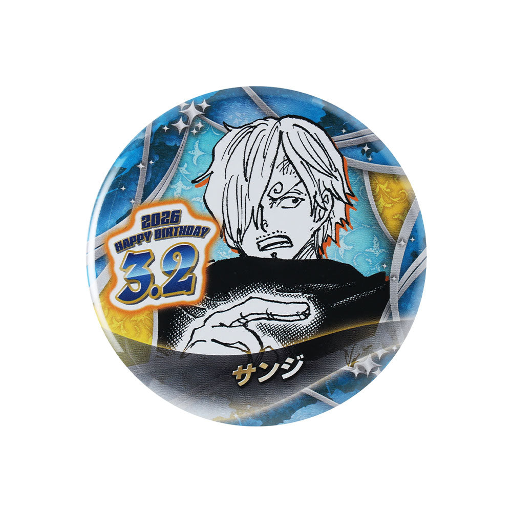 『ONE PIECE』バースデイ缶バッジ サンジ