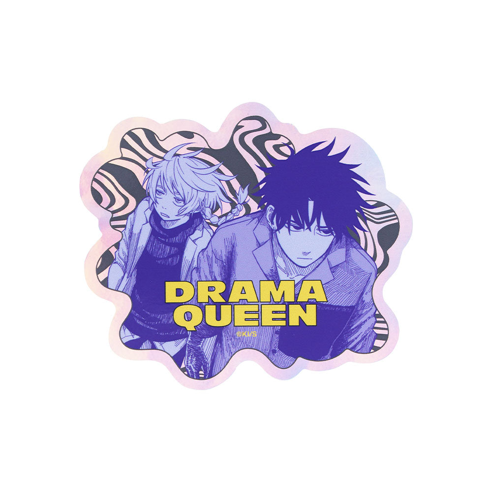 『ドラマクイン』オーロラシャインステッカー(100×100mm以内変形サイズ)