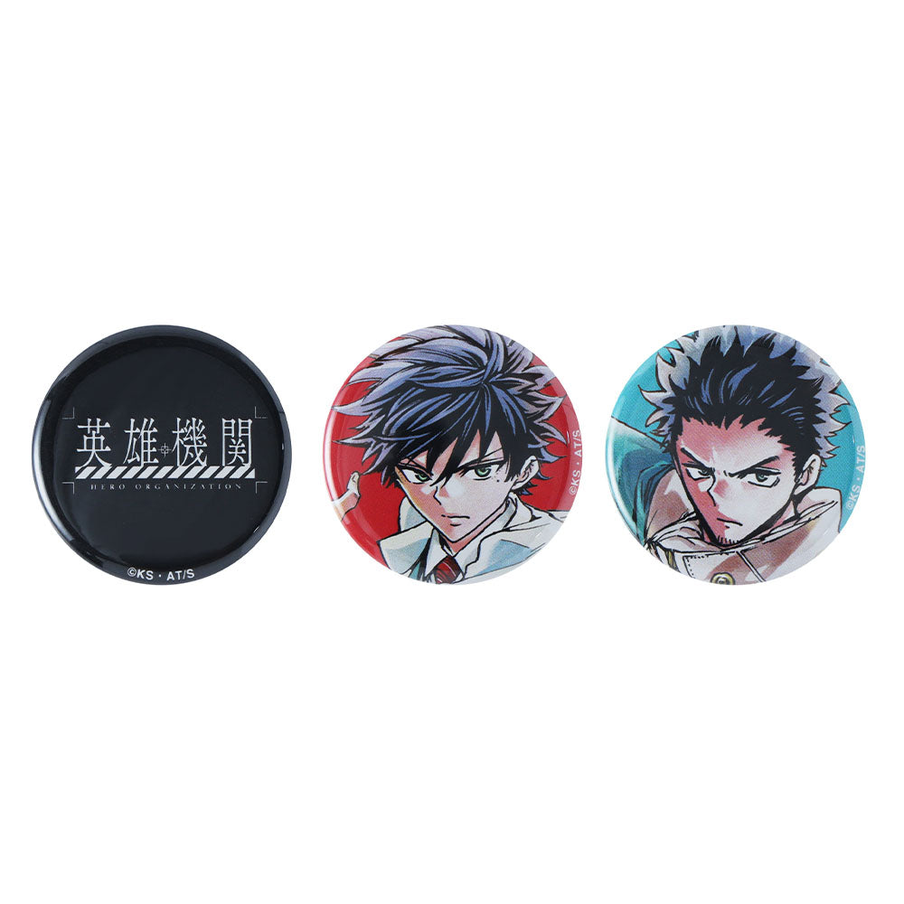 『英雄機関』mini缶バッジ3個セット