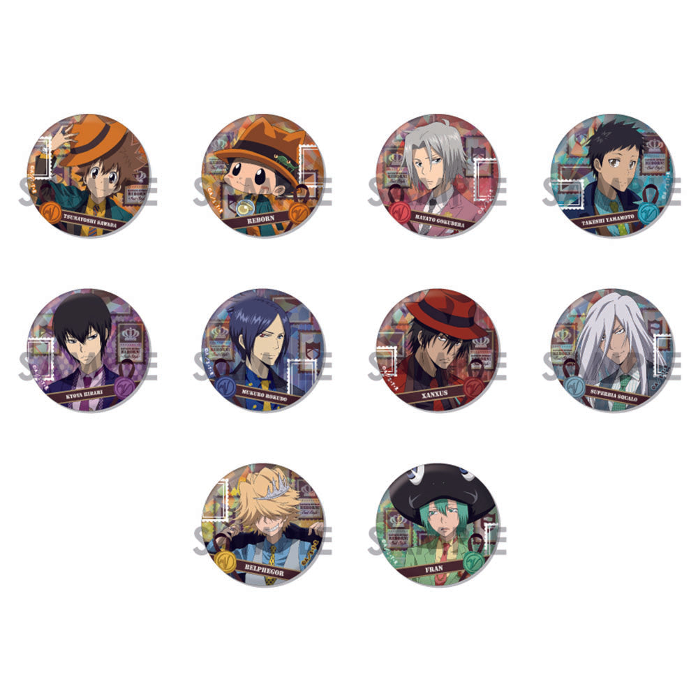 家庭教師ヒットマンREBORN! トレーディングホログラム缶バッジ-SUIT STYLE-