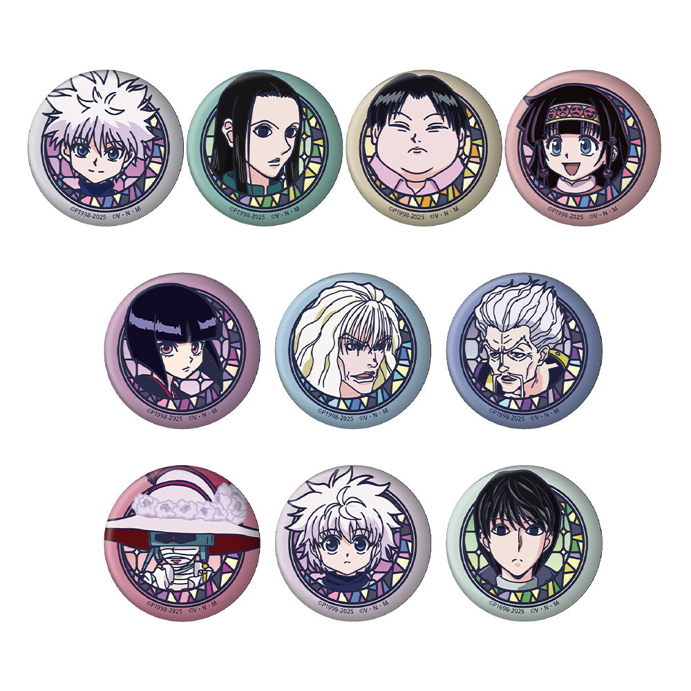 HUNTER×HUNTER 切り絵シリーズ 和紙缶バッジ-ゾルディック家-
