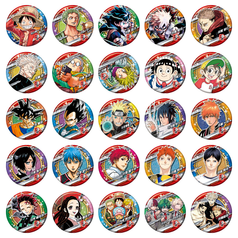 「週刊少年ジャンプ」コレクション缶バッジ【JUMP SHOP 20thフェスティバルVer.】 (全25種/ランダム1種入り)