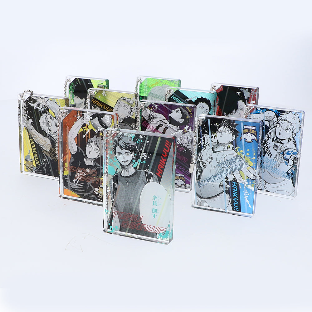 『ハイキュー!!』及川の「全員倒す」ドミノ風アクリルキーホルダーコレクション (全11種+シークレット1種)