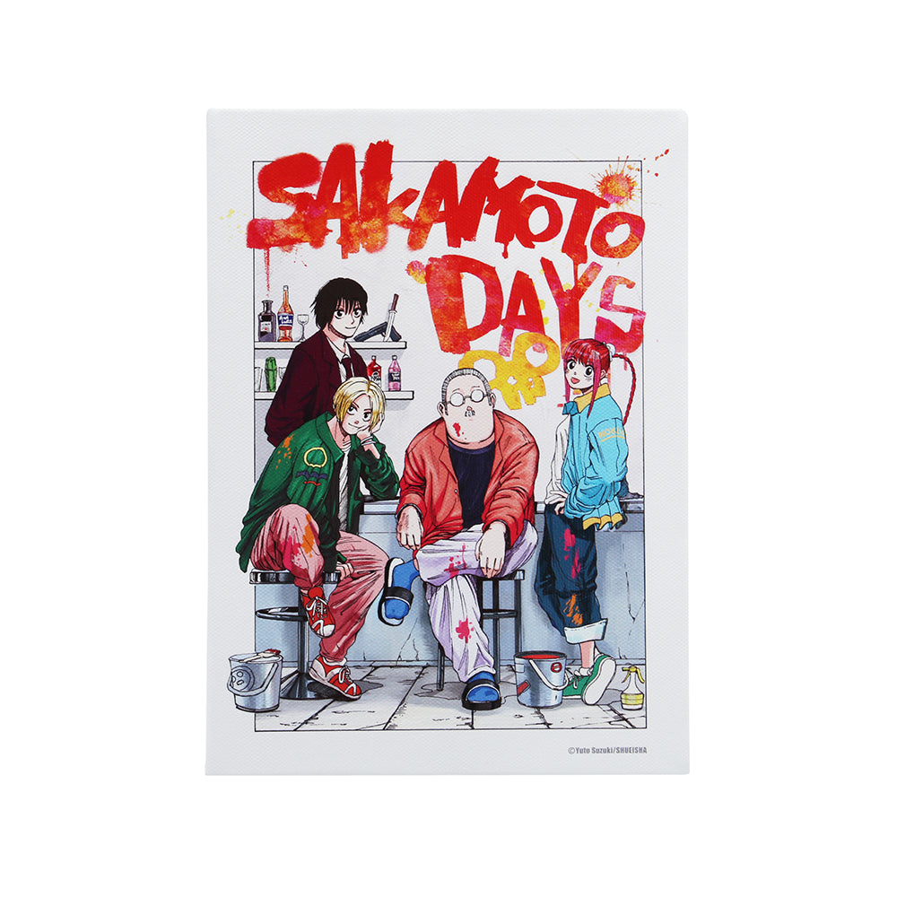 『SAKAMOTO DAYS』フルカラーアートボード 「ヤるときゃ派手に鮮やかに――!!」