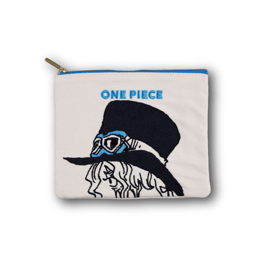 『ONE PIECE』刺繍デニムポーチ　サボ