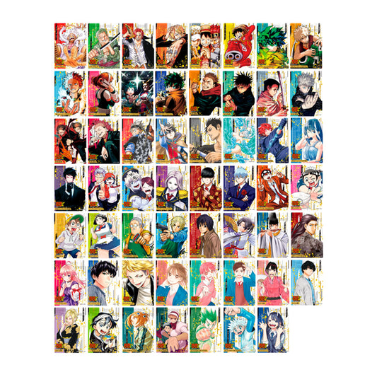 「週刊少年ジャンプ」55周年記念コレクションシート（B6サイズ／全55種／ランダム2種入り）