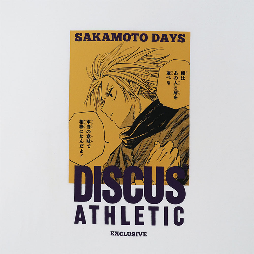 『SAKAMOTO DAYS』×DISCUS ATHLETIC　プリントロングＴシャツ　「朝倉シン」　WHITE　Ｍサイズ